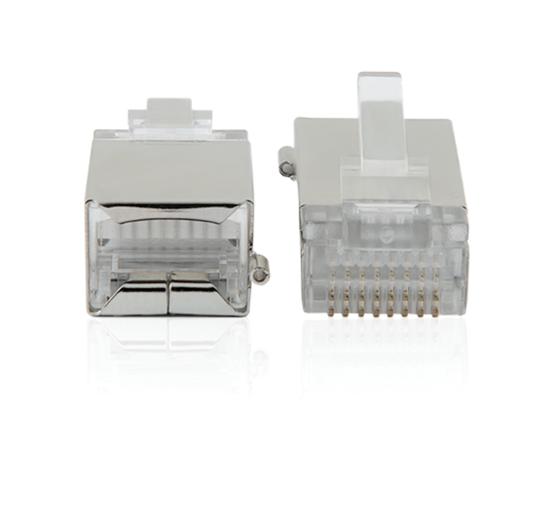 Shielded RJ-45 connector