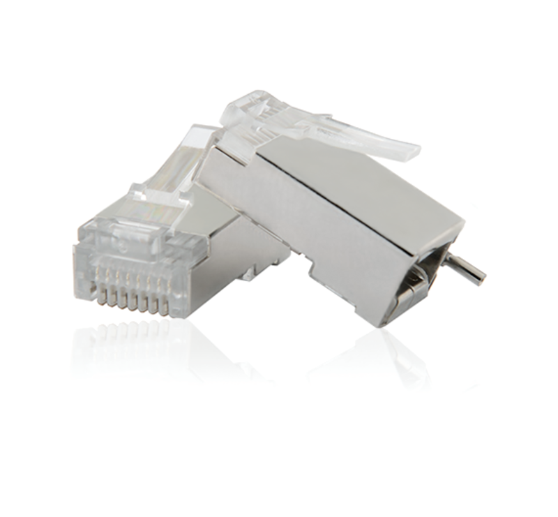 Shielded RJ-45 connector