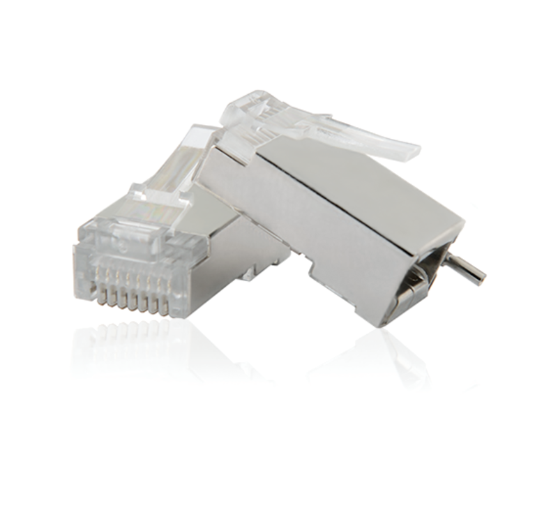 Shielded RJ-45 connector 