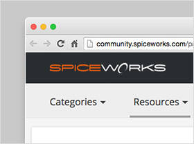 We are on Spiceworks